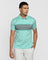 Polo Mint Green Printed T Shirt - Neptune