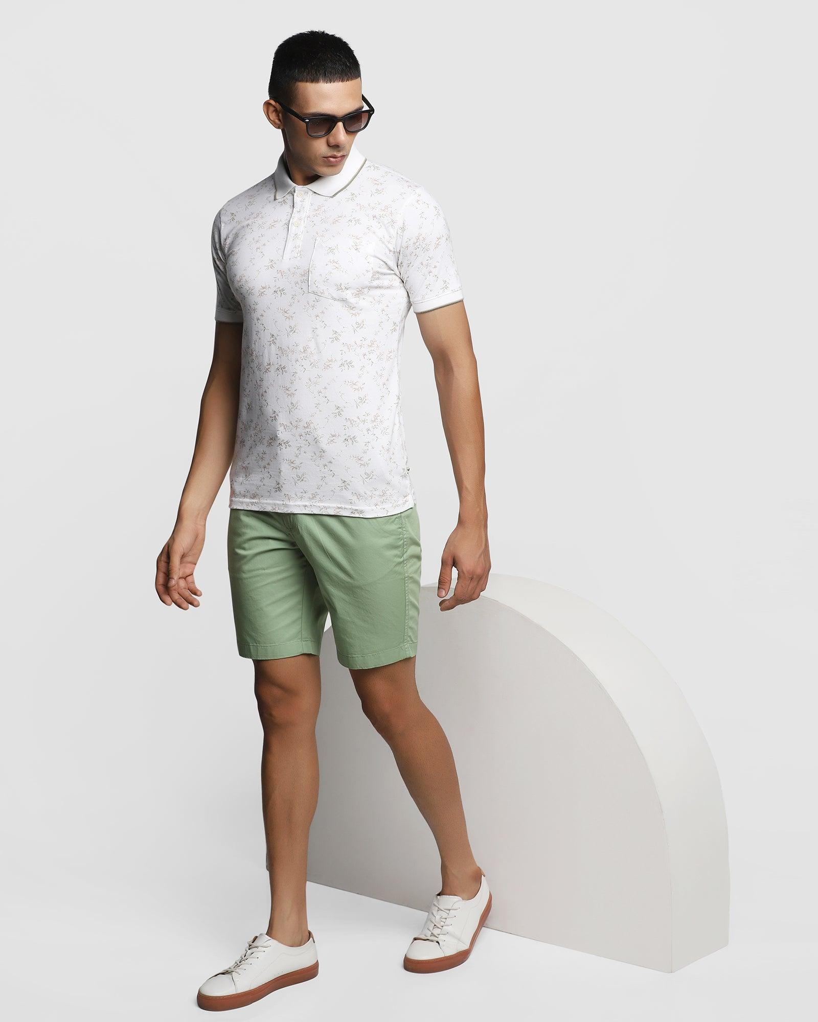 Polo Off White Printed T Shirt - Colin