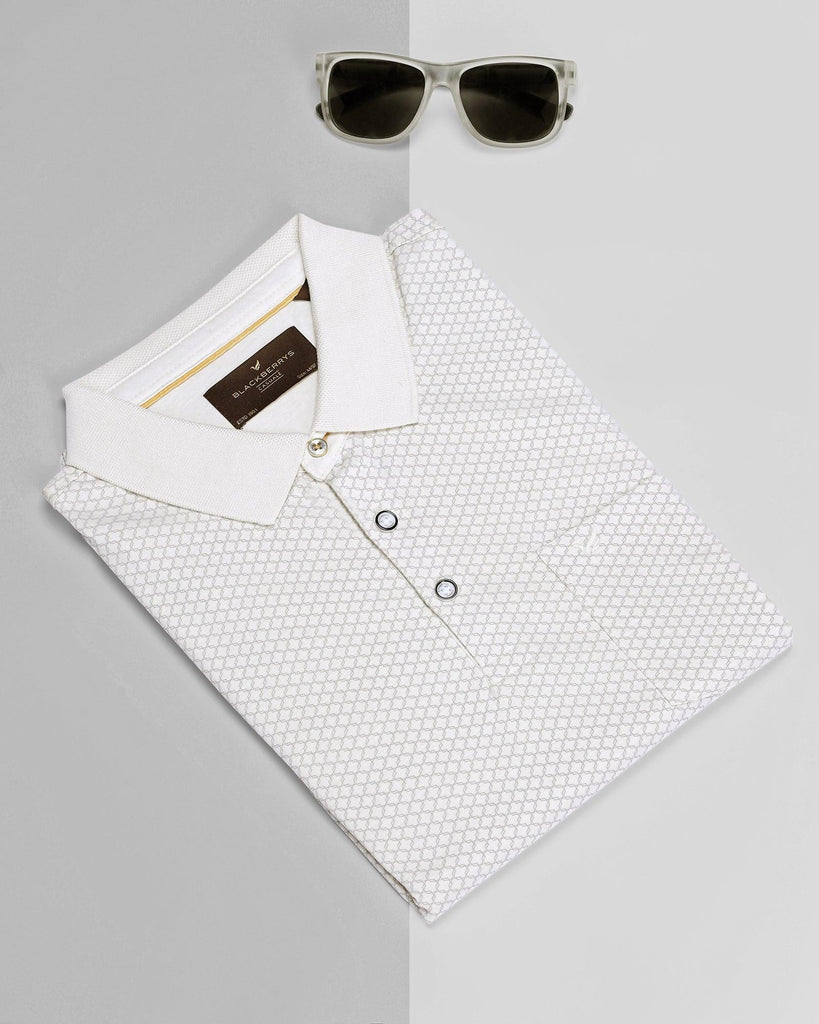 Polo White Printed T-Shirt - Owen