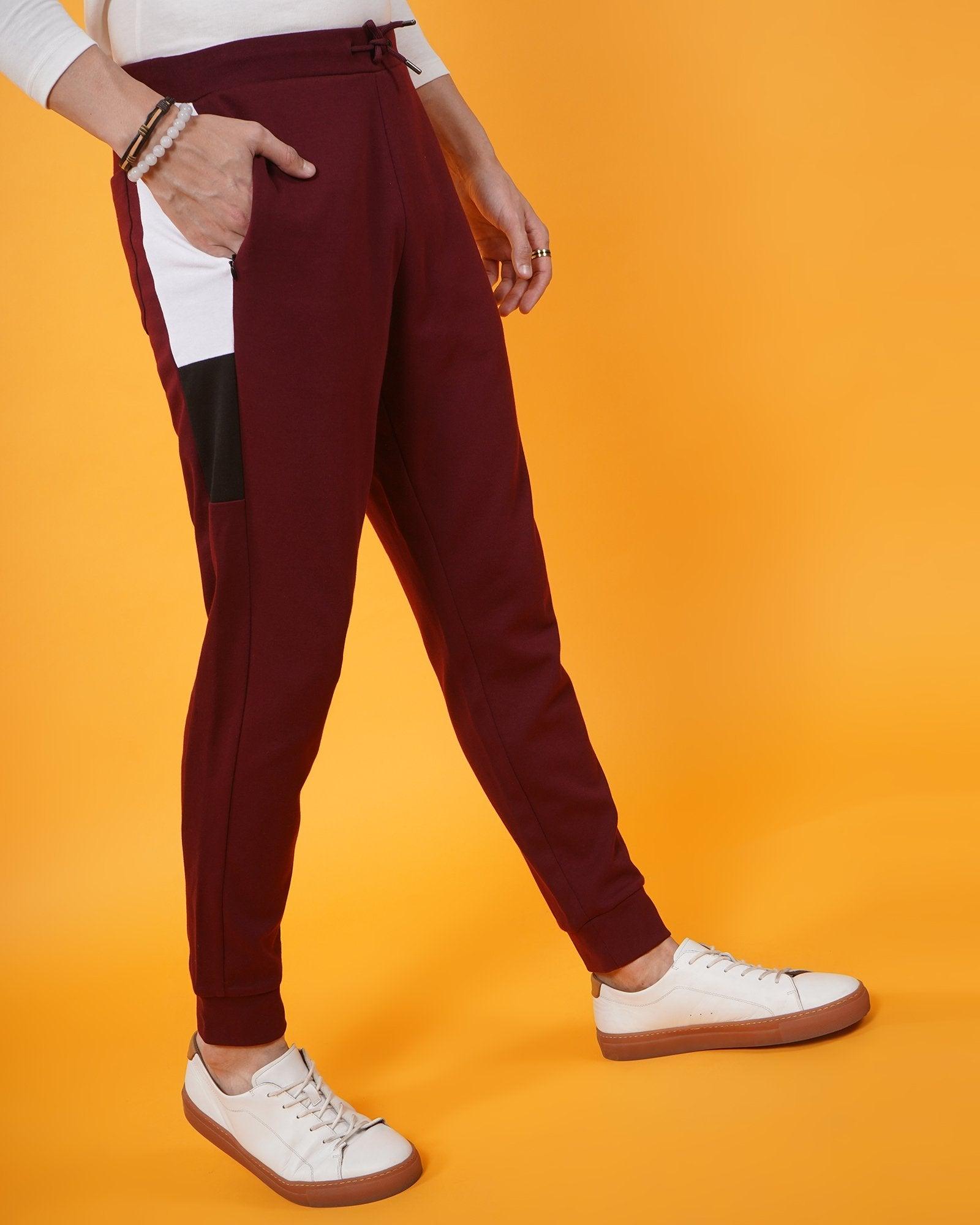 Casual Wine Solid Jogger - Sage