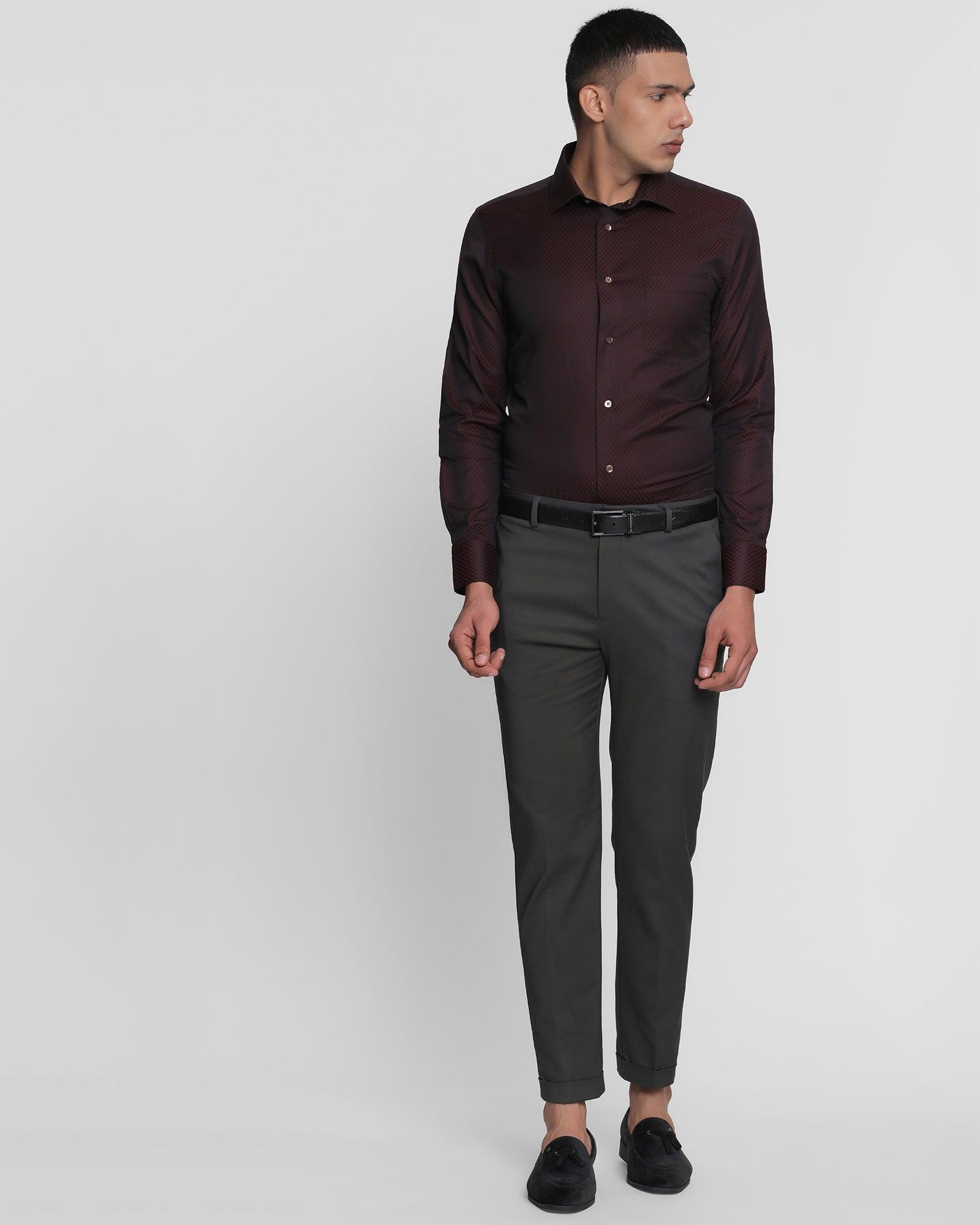 St Emile  Trousers with permanent crease  navy