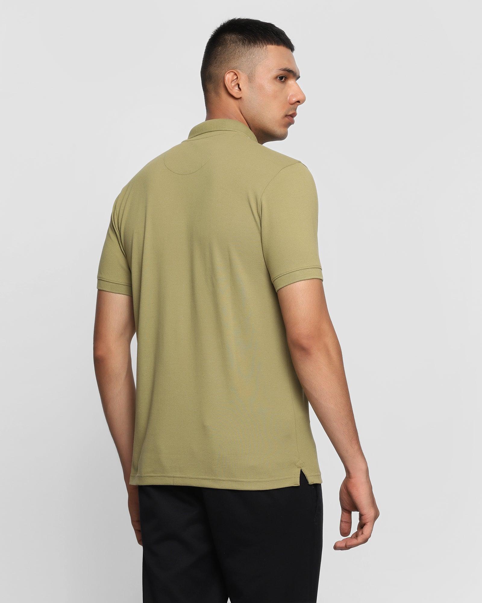 Polo Moss Solid T-Shirt - Romeo