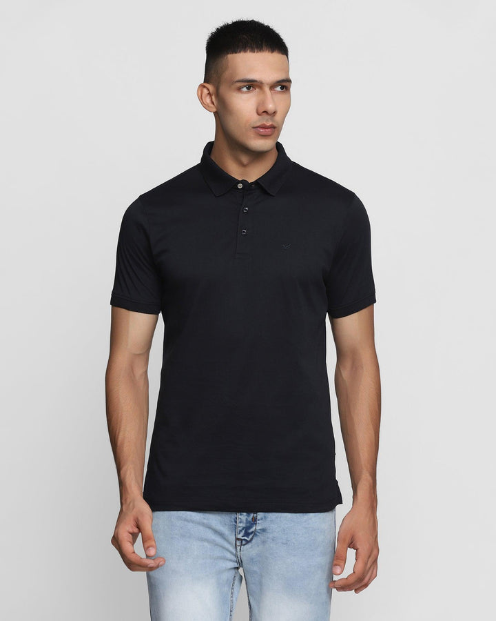 Polo Navy Solid T-Shirt - David