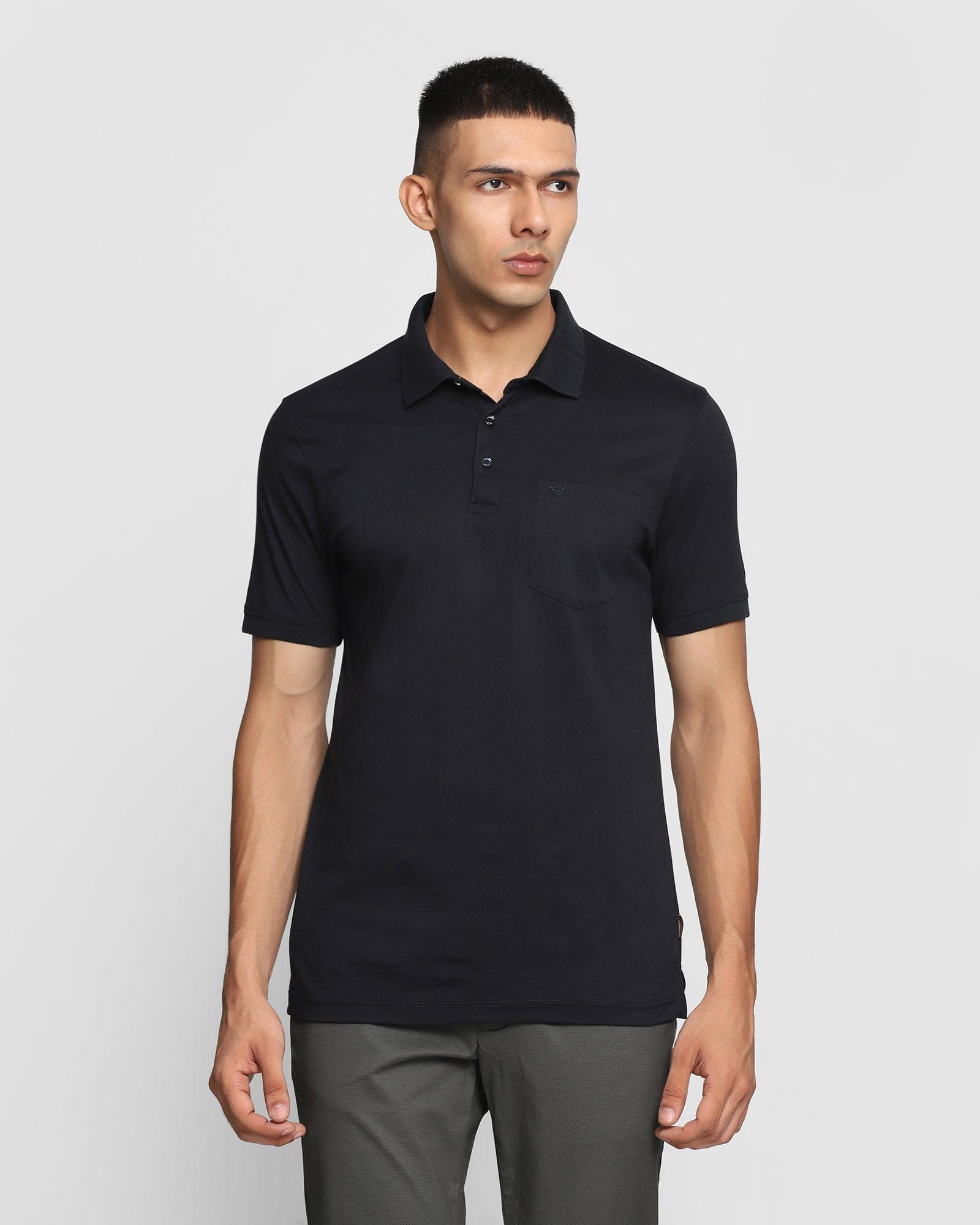 Polo Navy Solid T Shirt - David