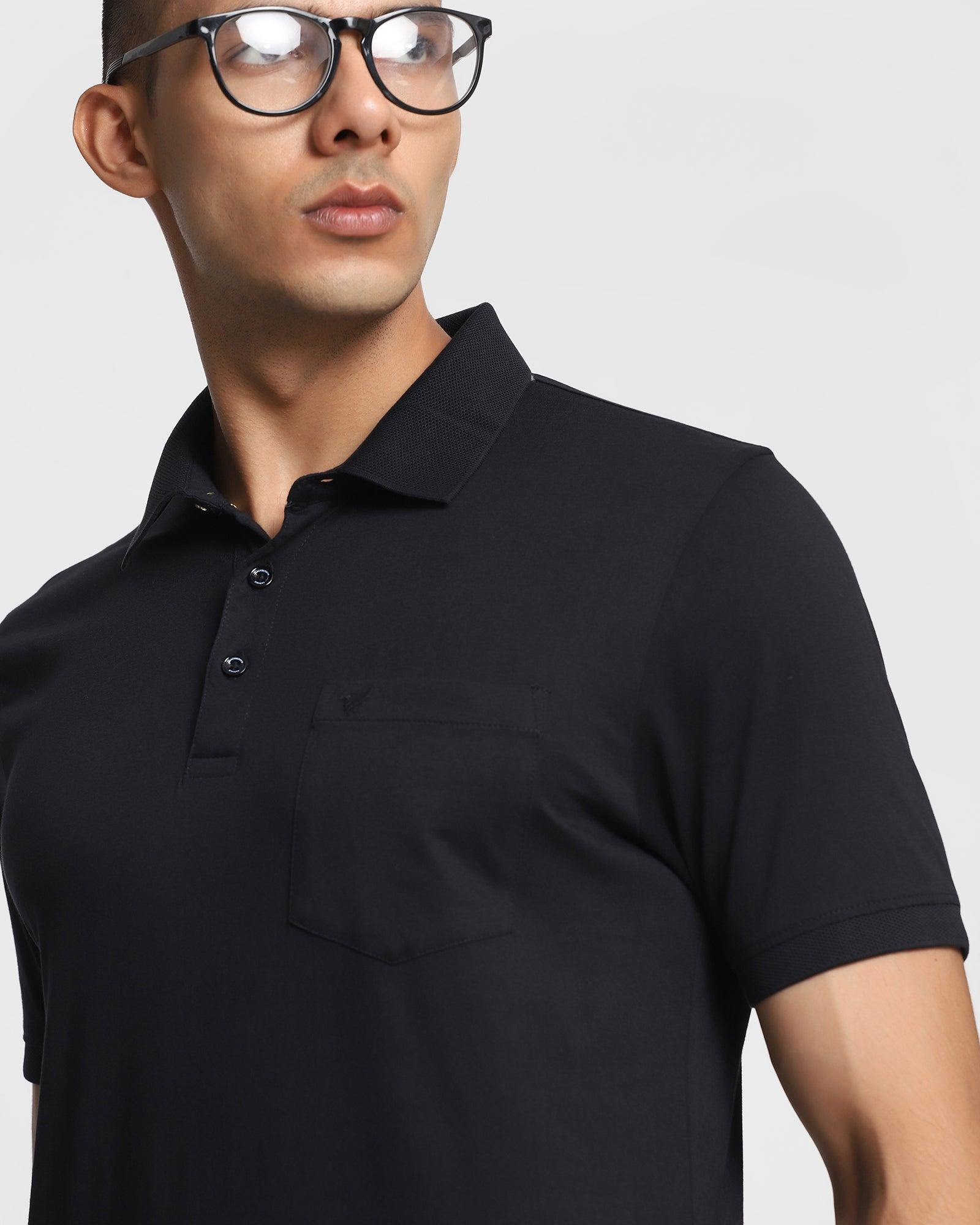 Polo Navy Solid T Shirt - David
