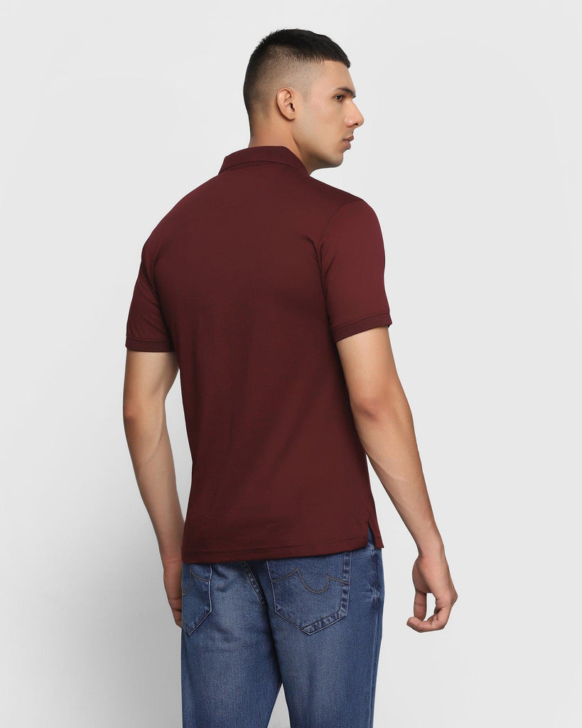 Polo Wine Solid T-Shirt - David