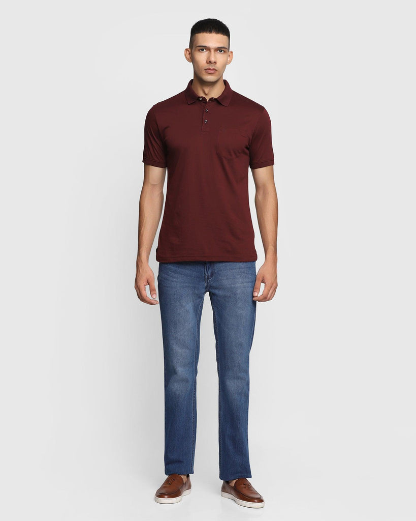 Polo Wine Solid T-Shirt - David