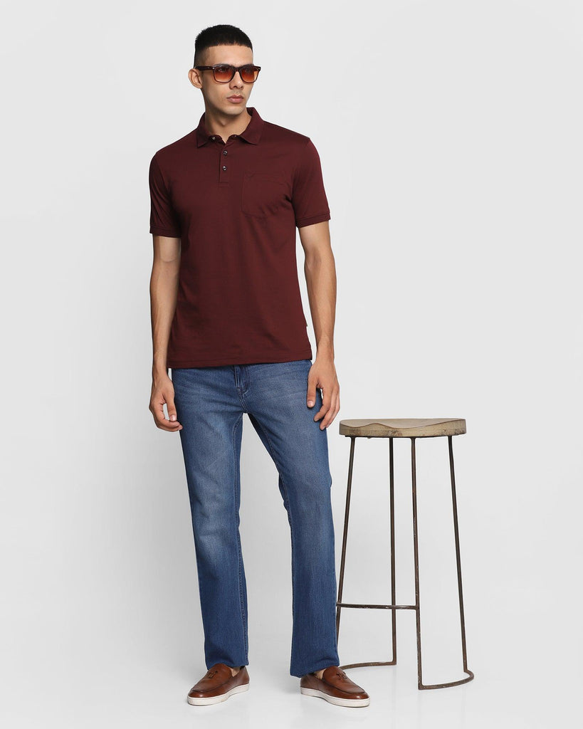 Polo Wine Solid T-Shirt - David