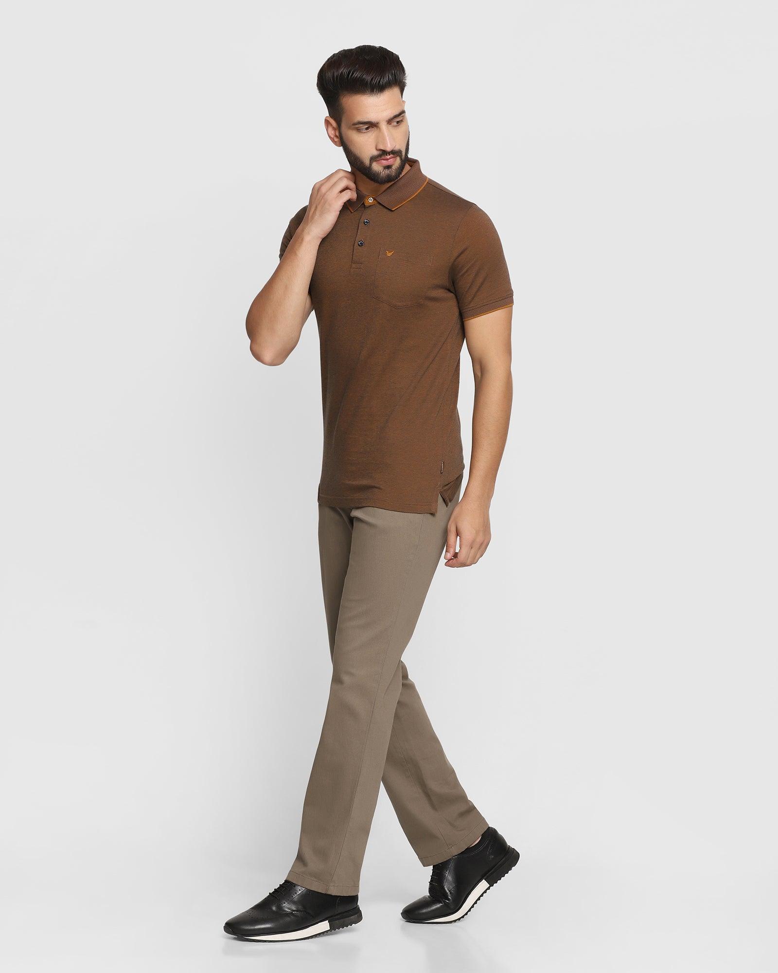 Straight B-90 Casual Mouse Textured Khakis - Regues