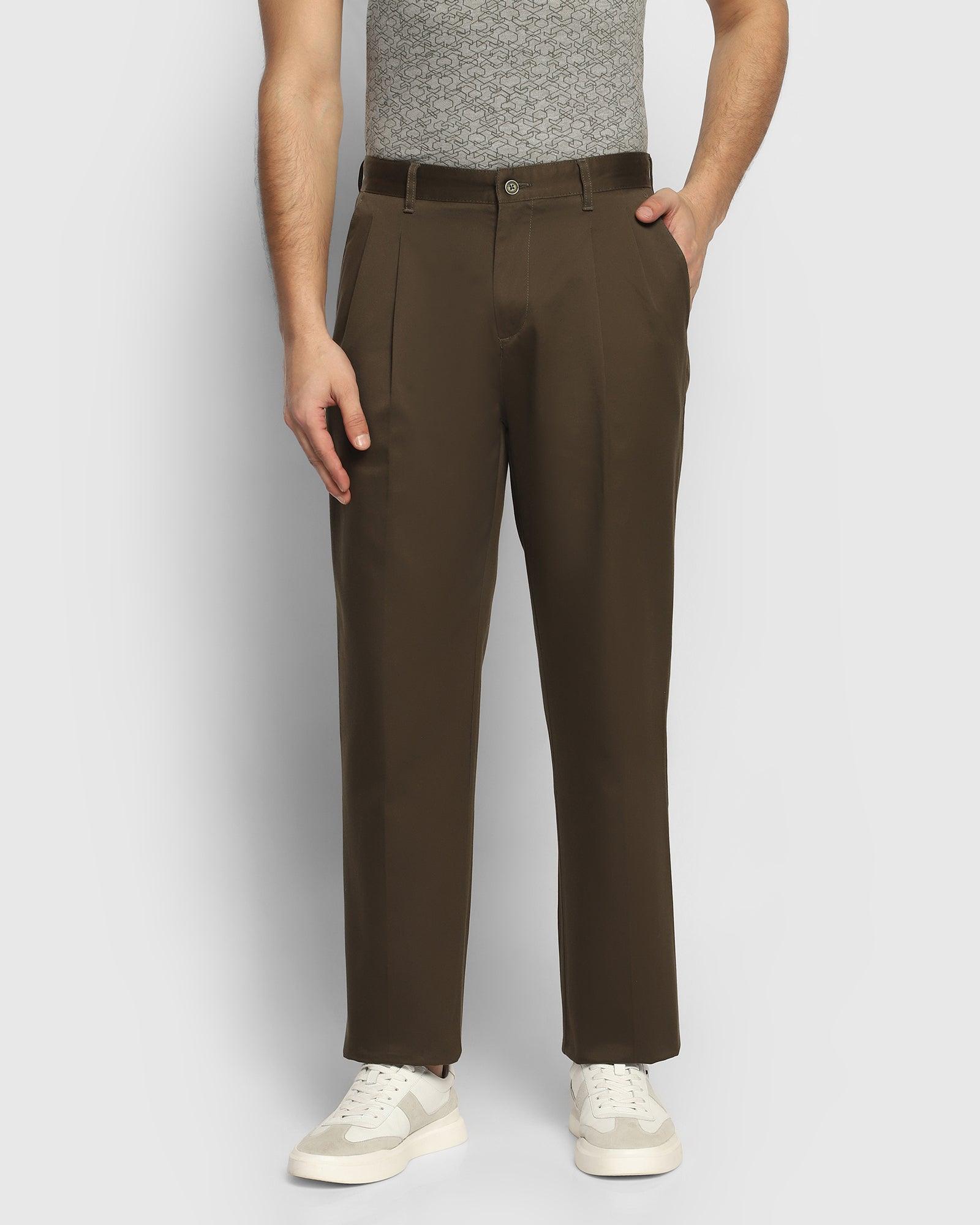 Straight Comfort B-88P Casual Olive Solid Khakis - Knight Rider