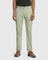 Slim Comfort B-95 Casual Pistachio Green Solid Khakis - Mark