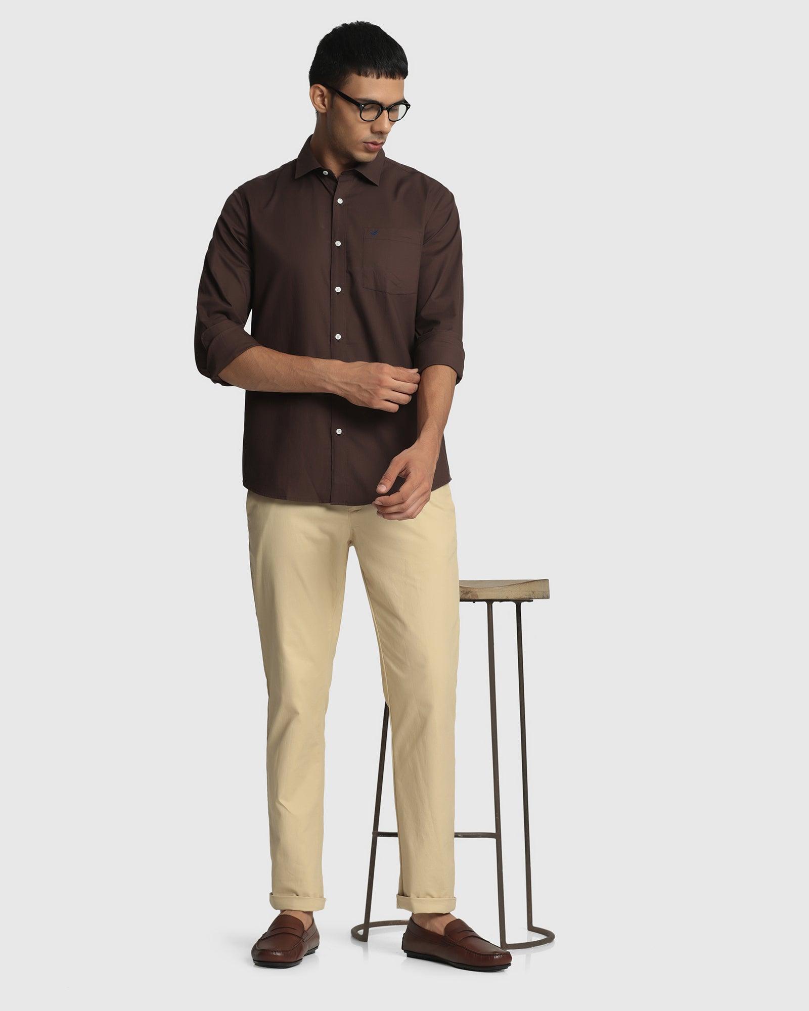 What color dress pants go well with a brown shirt  Quora