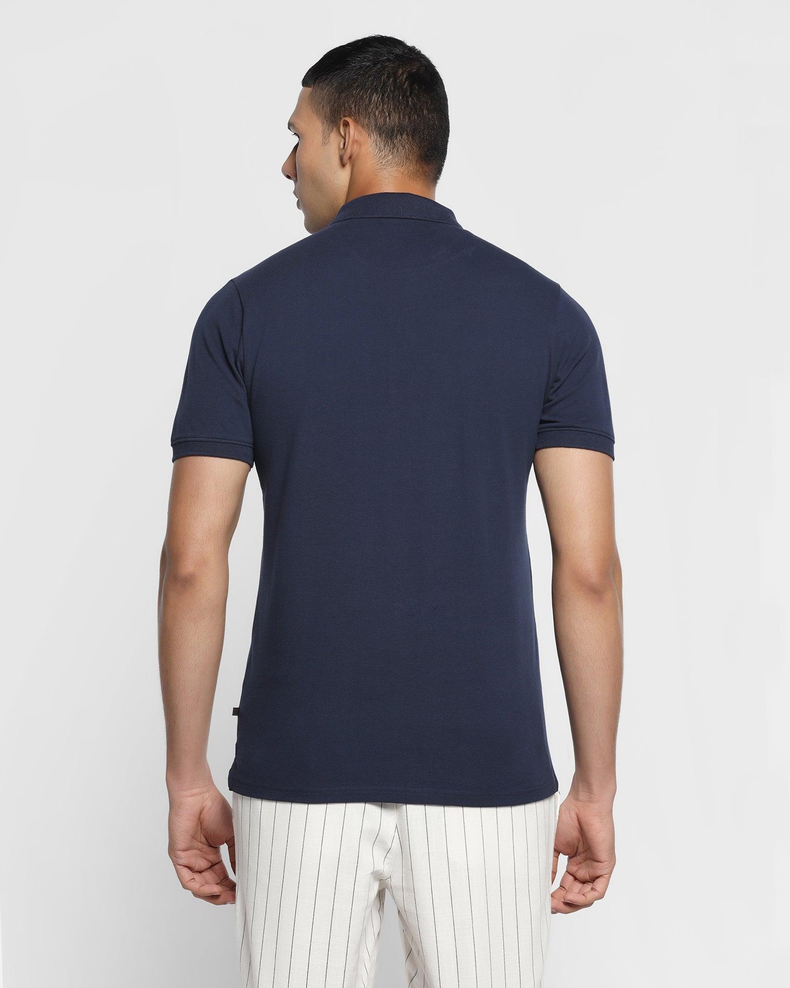 Polo Navy Solid T Shirt - Miles