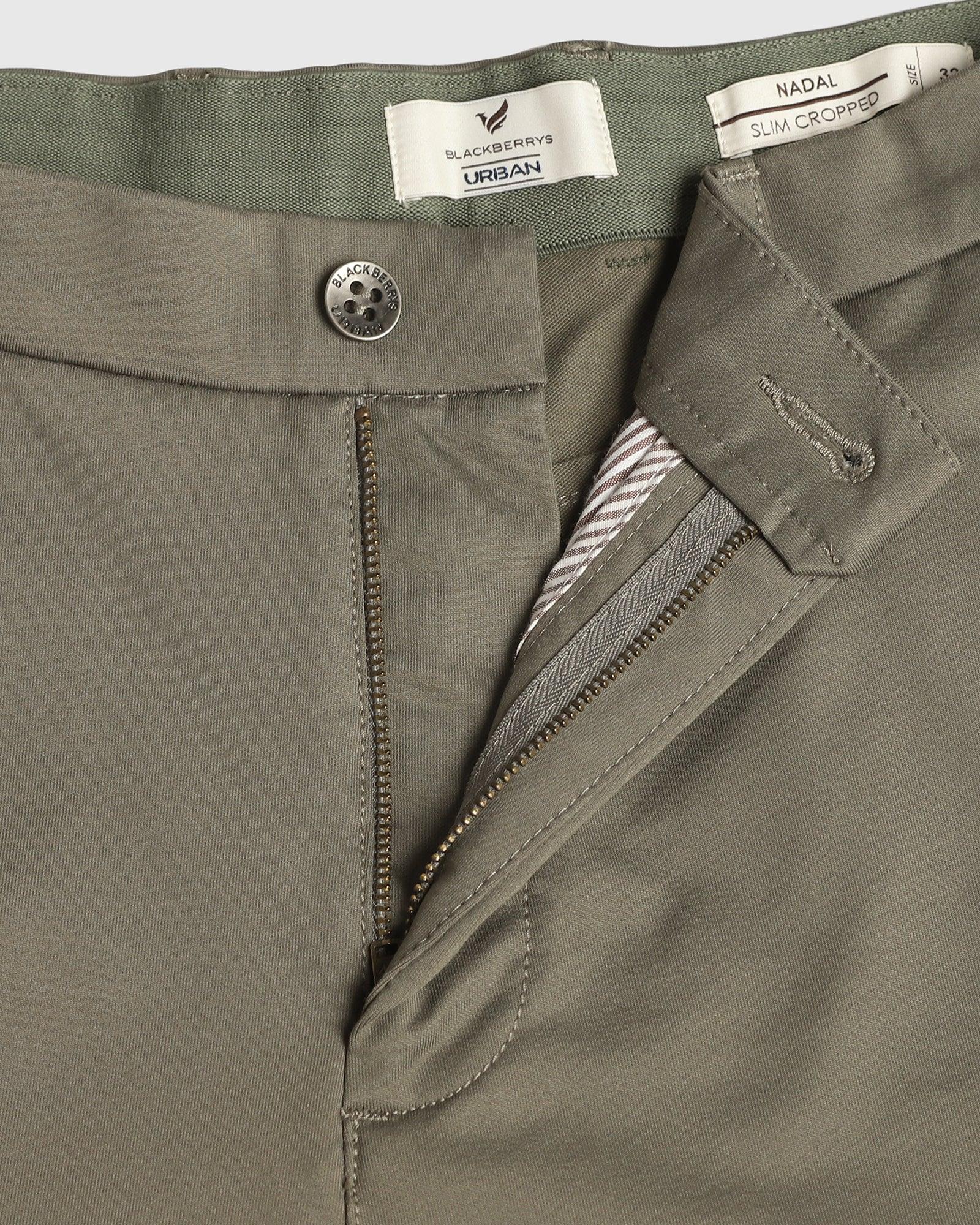 TechPro Nadal Casual Olive Textured Khakis - Hector