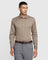 TechPro Formal Brown Solid Shirt - Neil