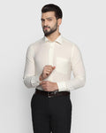 Formal Shirt In Cream (York) - Blackberrys