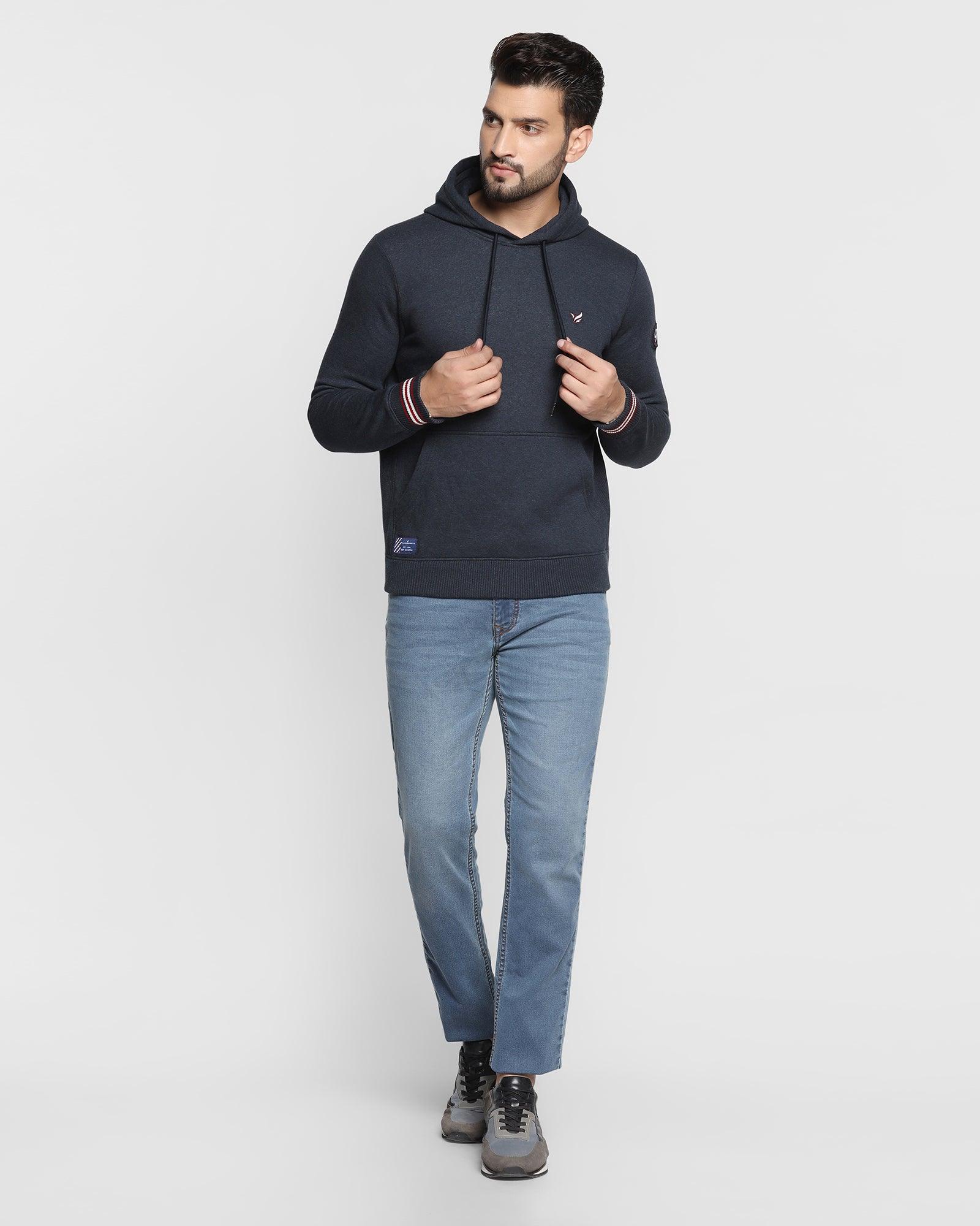 Hoodie Sweatshirt In Navy (Cameron) - Blackberrys