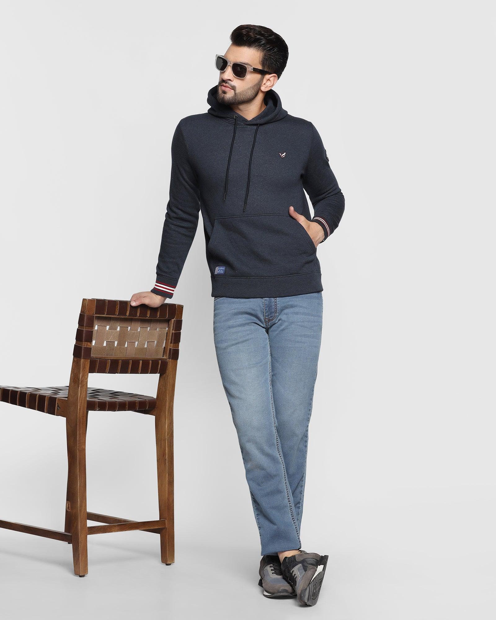 Hoodie Sweatshirt In Navy (Cameron) - Blackberrys