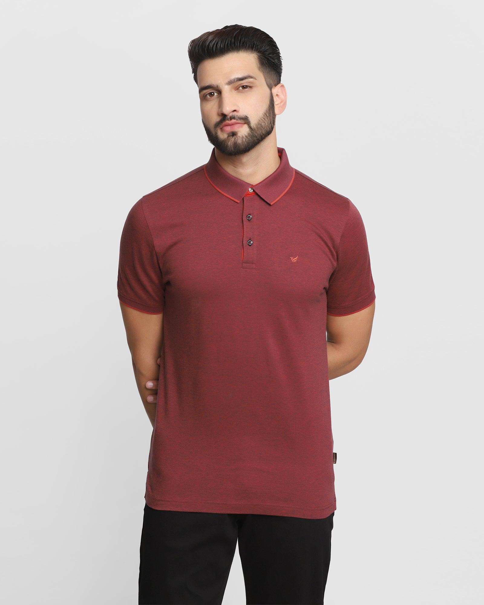 Polo Rust Solid T Shirt - Tone