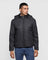Quilted Charcoal Solid Zipper Jacket - Homper