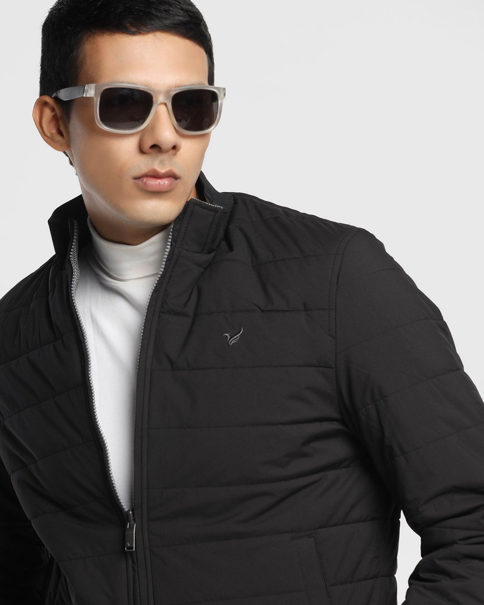 Reversible Zipper Jacket In Black (Vietro) - Blackberrys