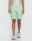 Casual Green Solid Shorts - Com