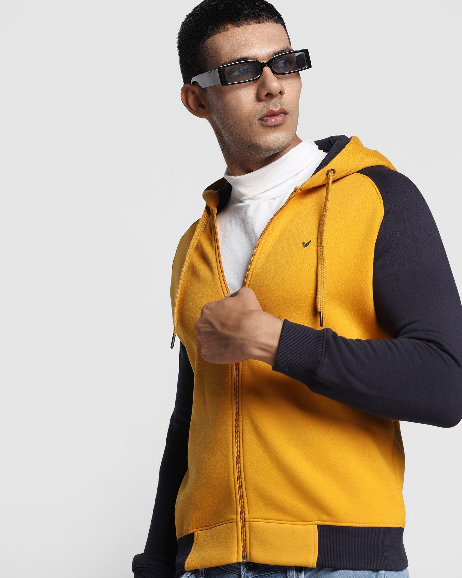 Hoodie Sweatshirt In Ochre (Rage) - Blackberrys