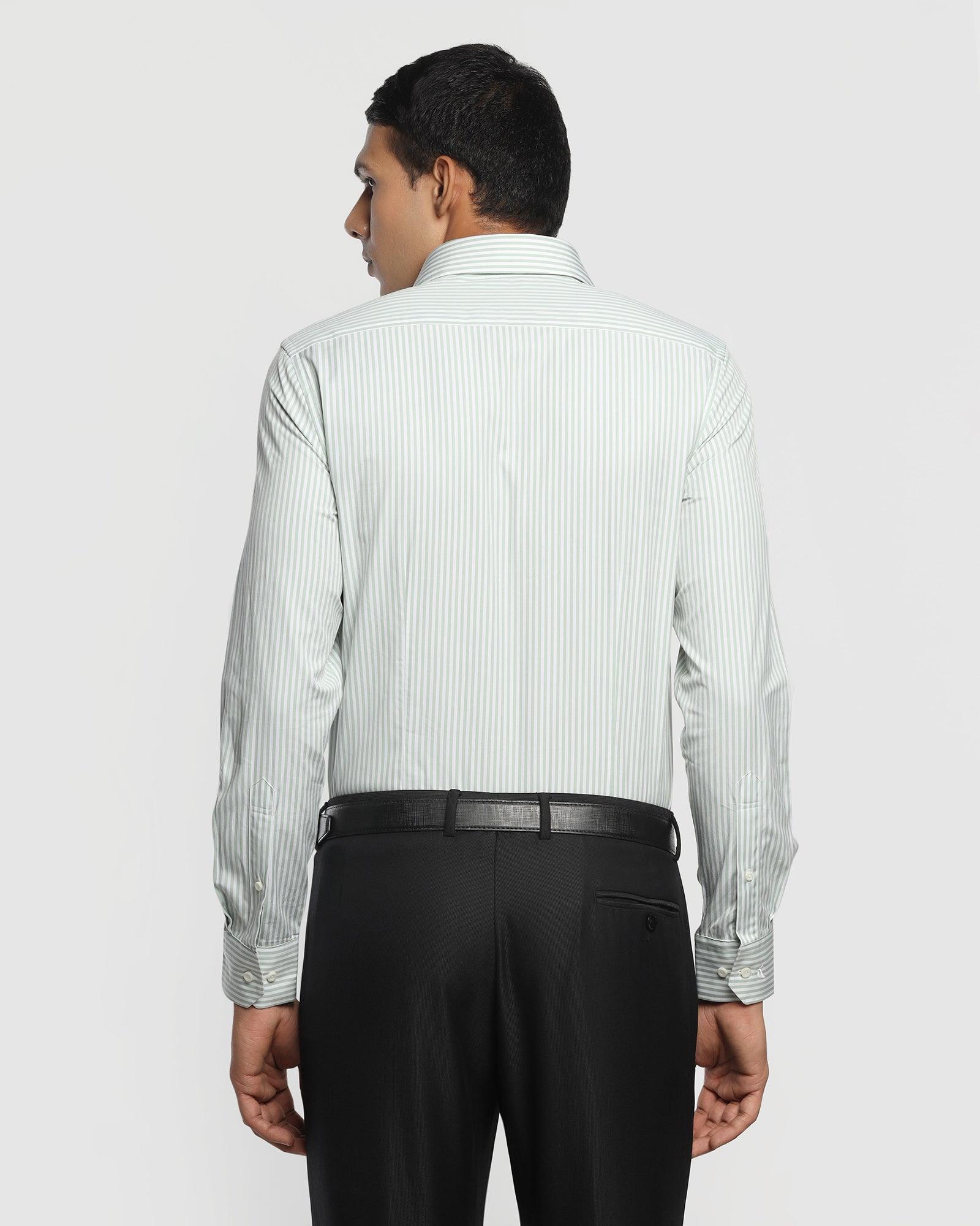 Formal Mint Striped Shirt - Bravos
