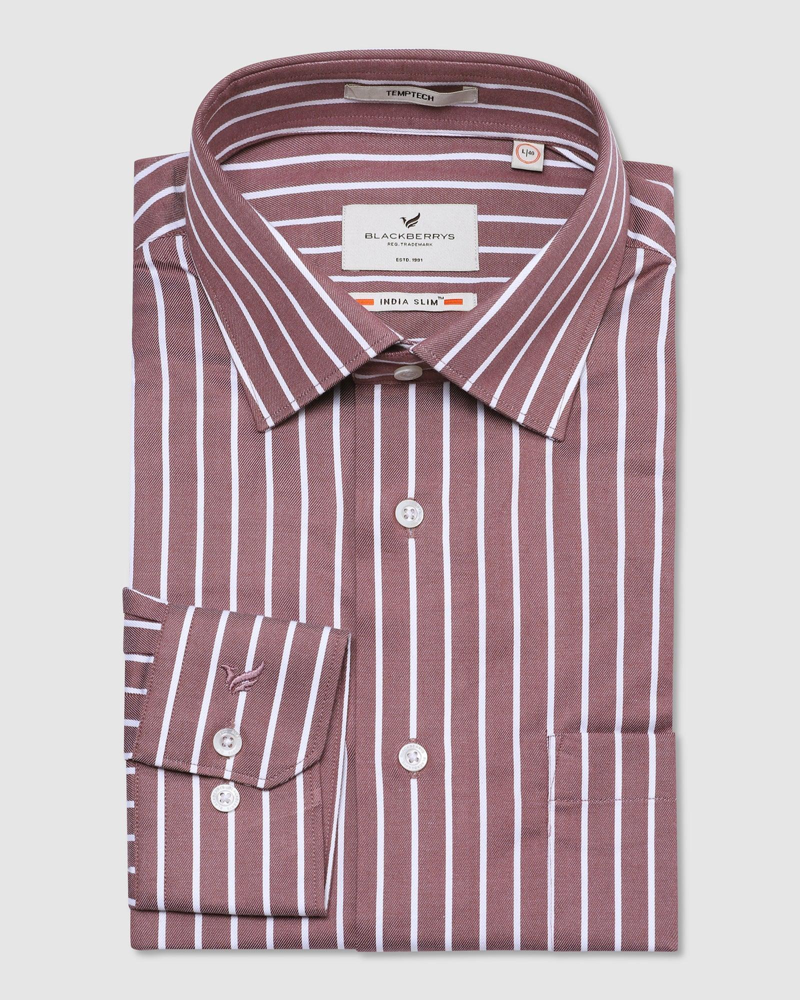 Formal Pink Striped Shirt - Coby
