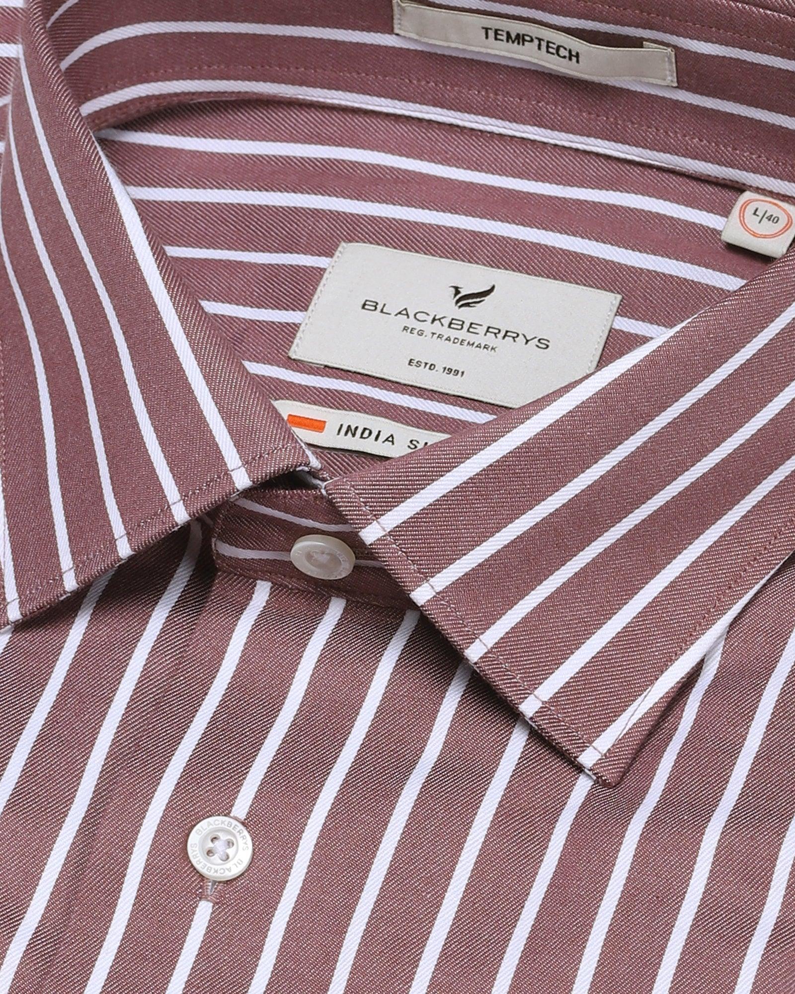 Formal Pink Striped Shirt - Coby