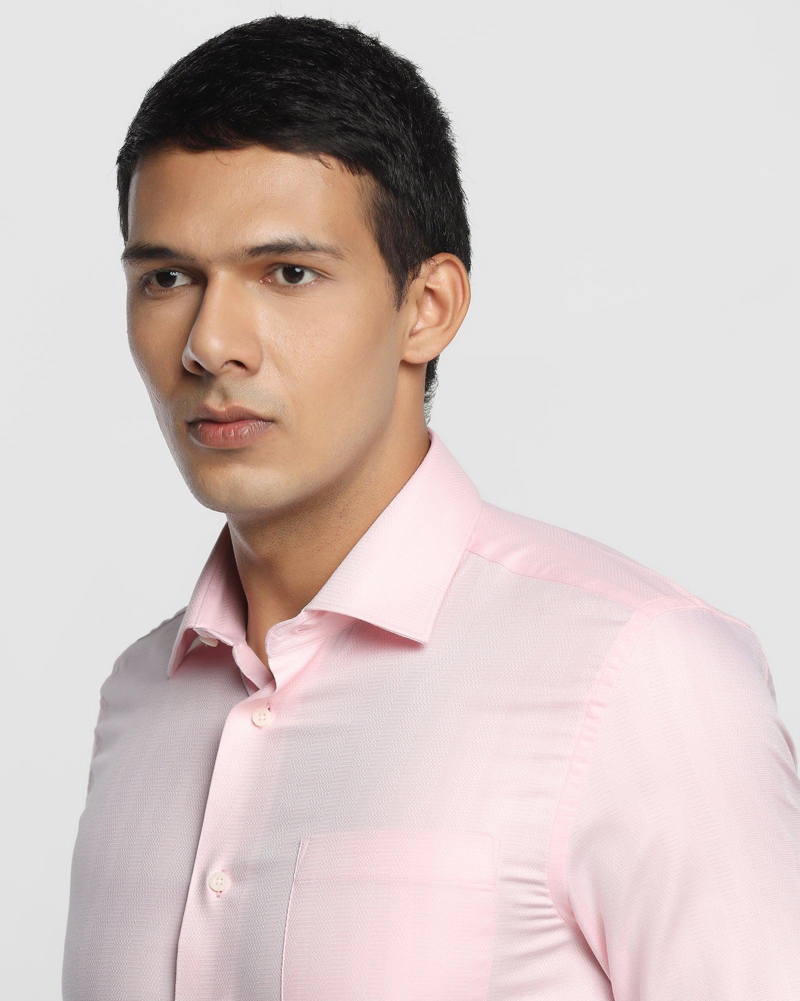 Formal Pink Striped Shirt - Zalton