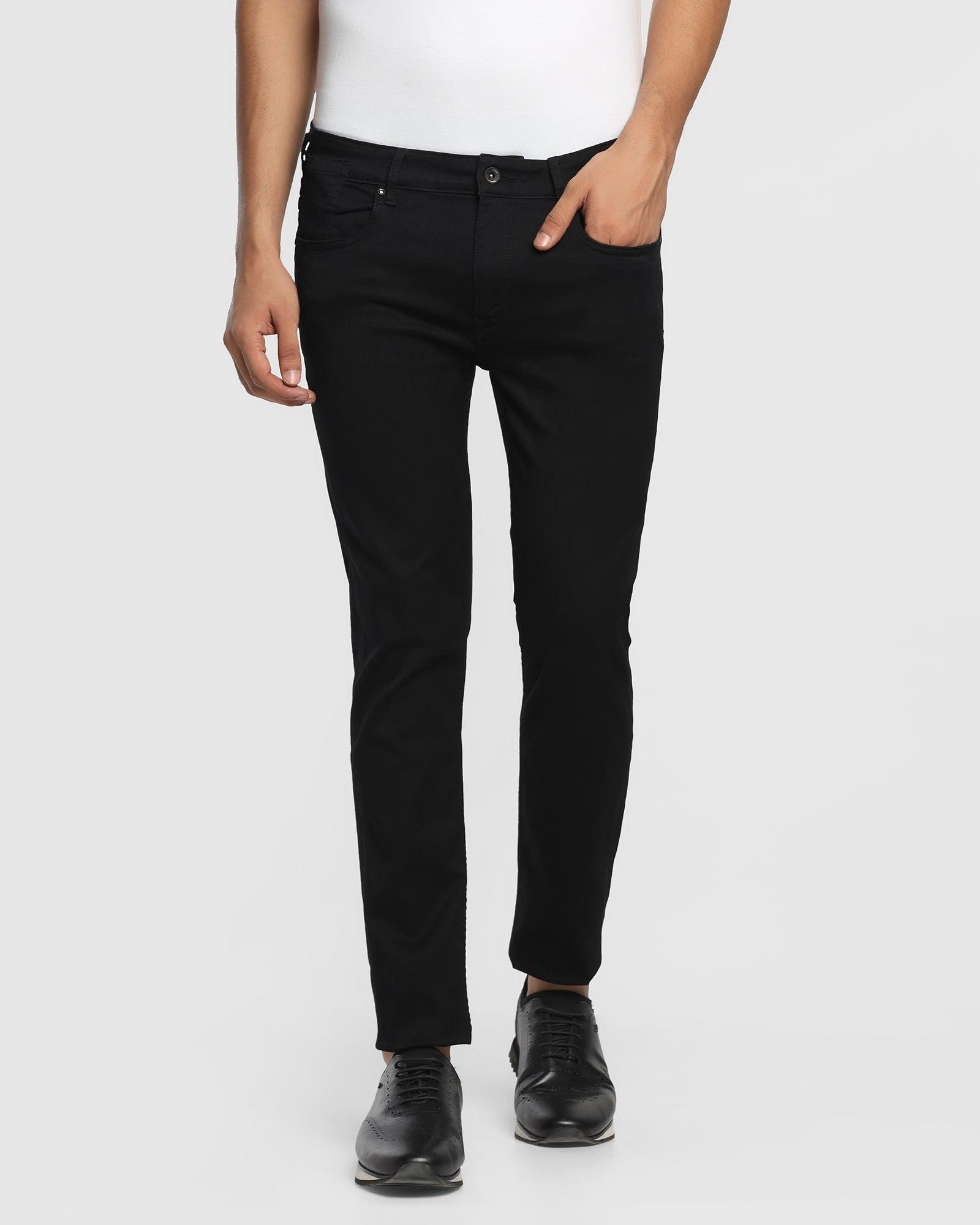 Super Flex Slim Yonk Fit Black Jeans - Dell