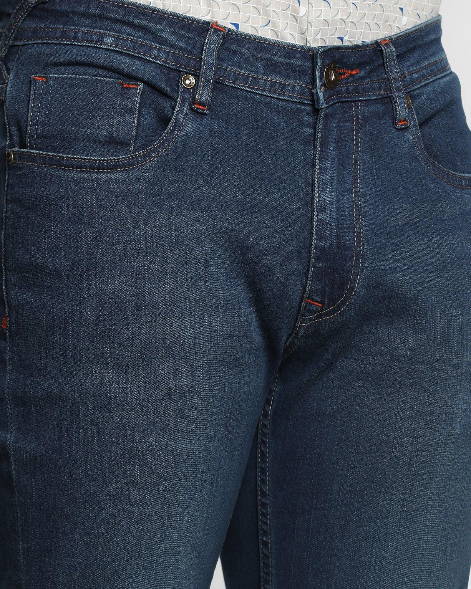 Super Flex Straight Comfort Duke Fit Indigo Jeans - Valter