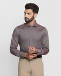 Textured Formal Shirt In Maroon (Rolson) - Blackberrys