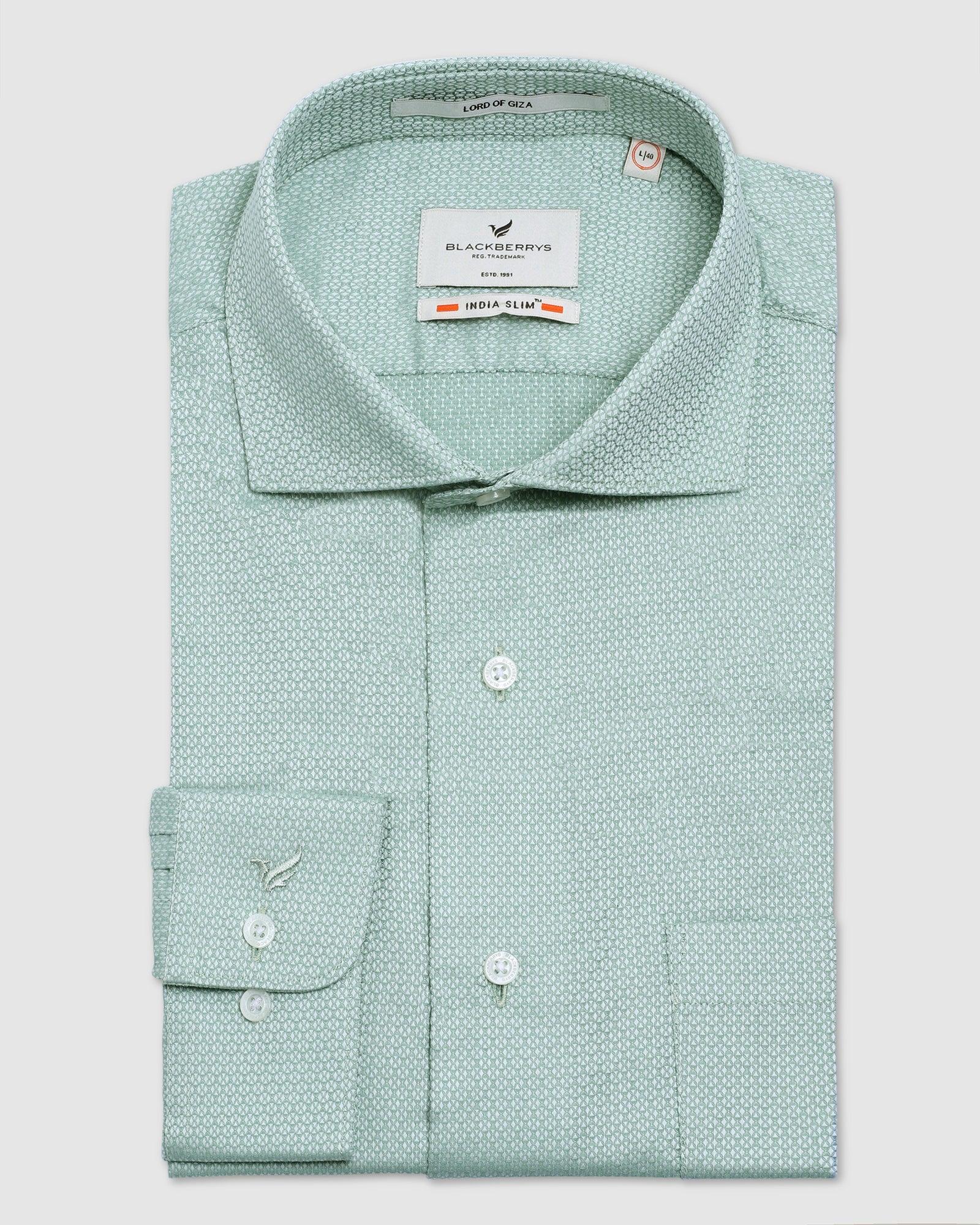 Formal Mint Textured Shirt - Hurd