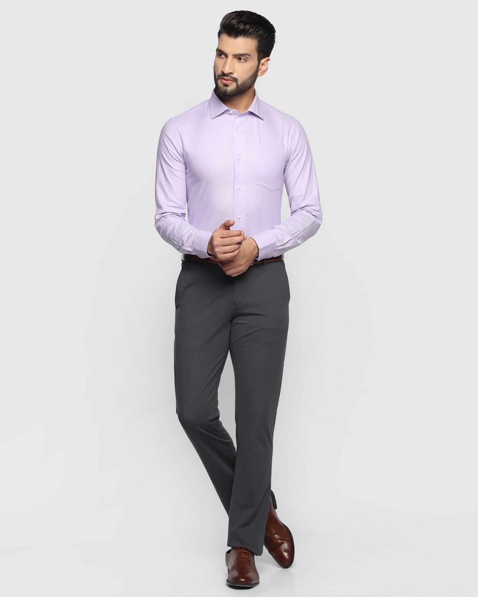 Buy Men Purple Regular Fit Formal Shirts Online  277192  Peter England