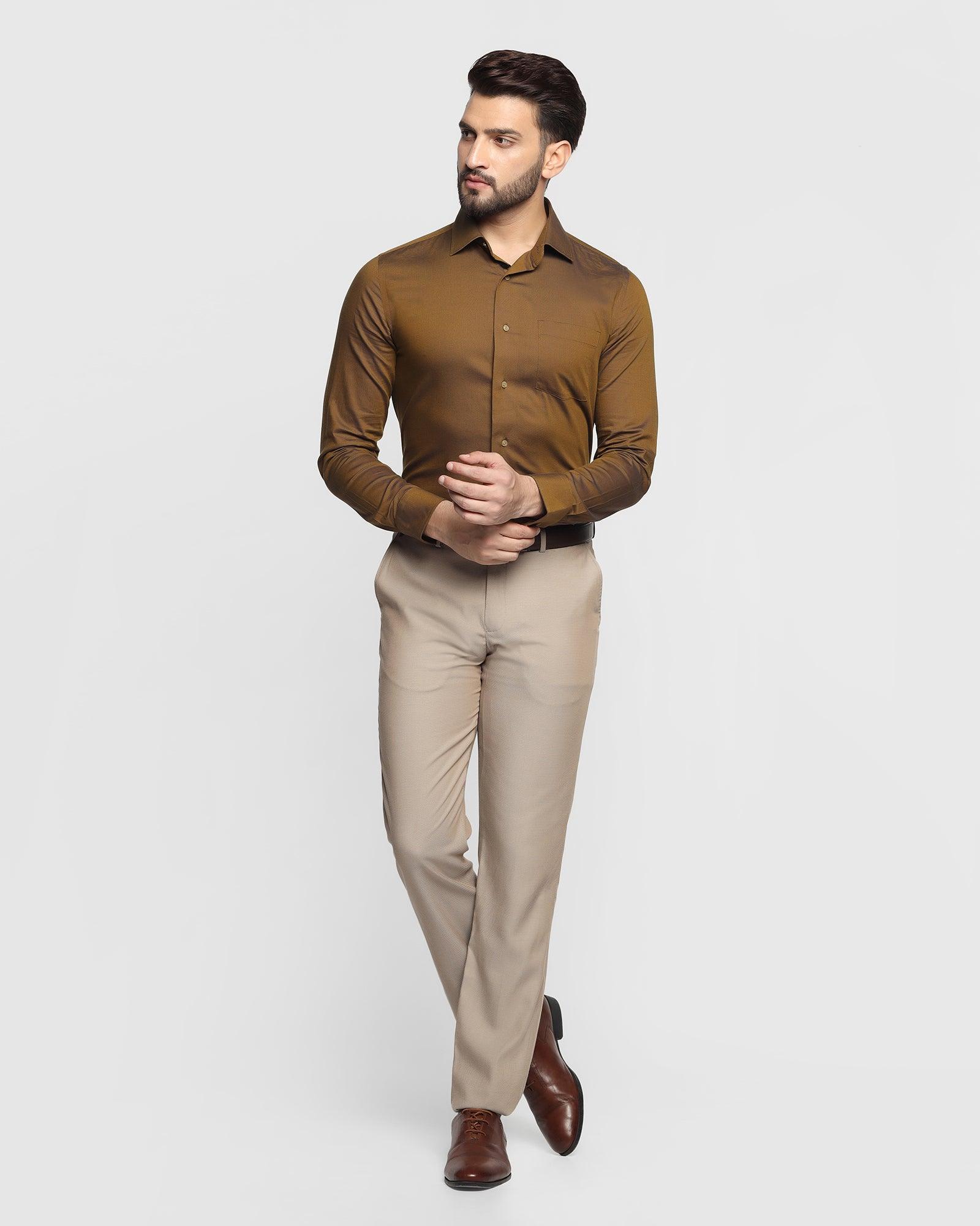 Men's formal Office Outfits with Beige Colour Pants Combination Ideas | Mens  casual outfits summer, Men fashion casual outfits, Mens outfits