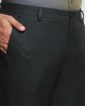 Textured Formal Trousers In Olive B-95 (Simon) - Blackberrys