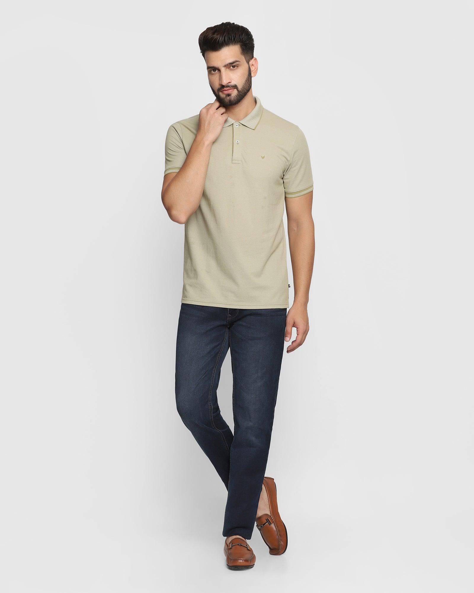 Polo Moss Green Textured T Shirt - Penny