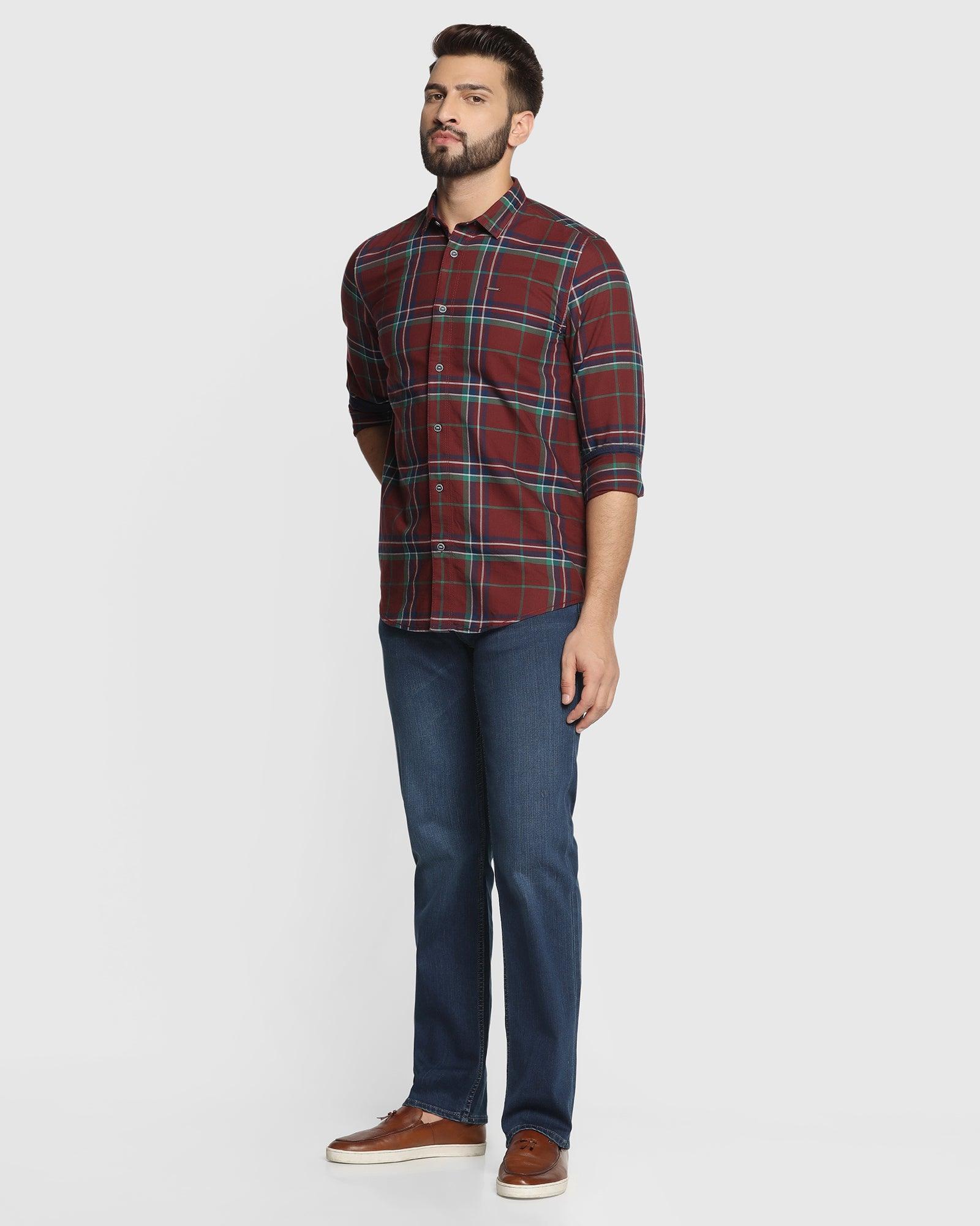 Super Clean Straight Comfort Duke Fit Indigo Jeans - Ted