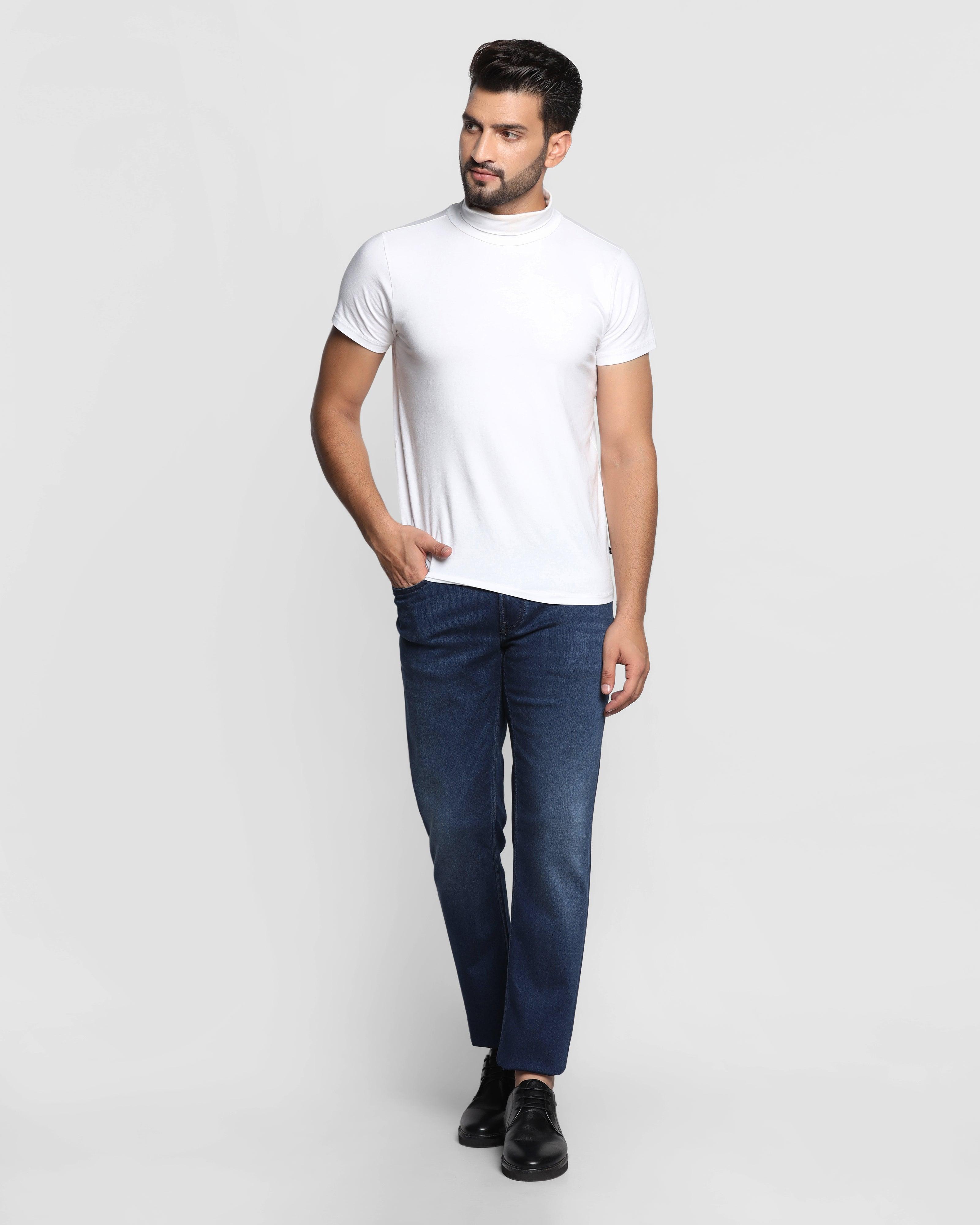 Super Clean Slim Comfort Buff Fit Light Indigo Jeans - Art