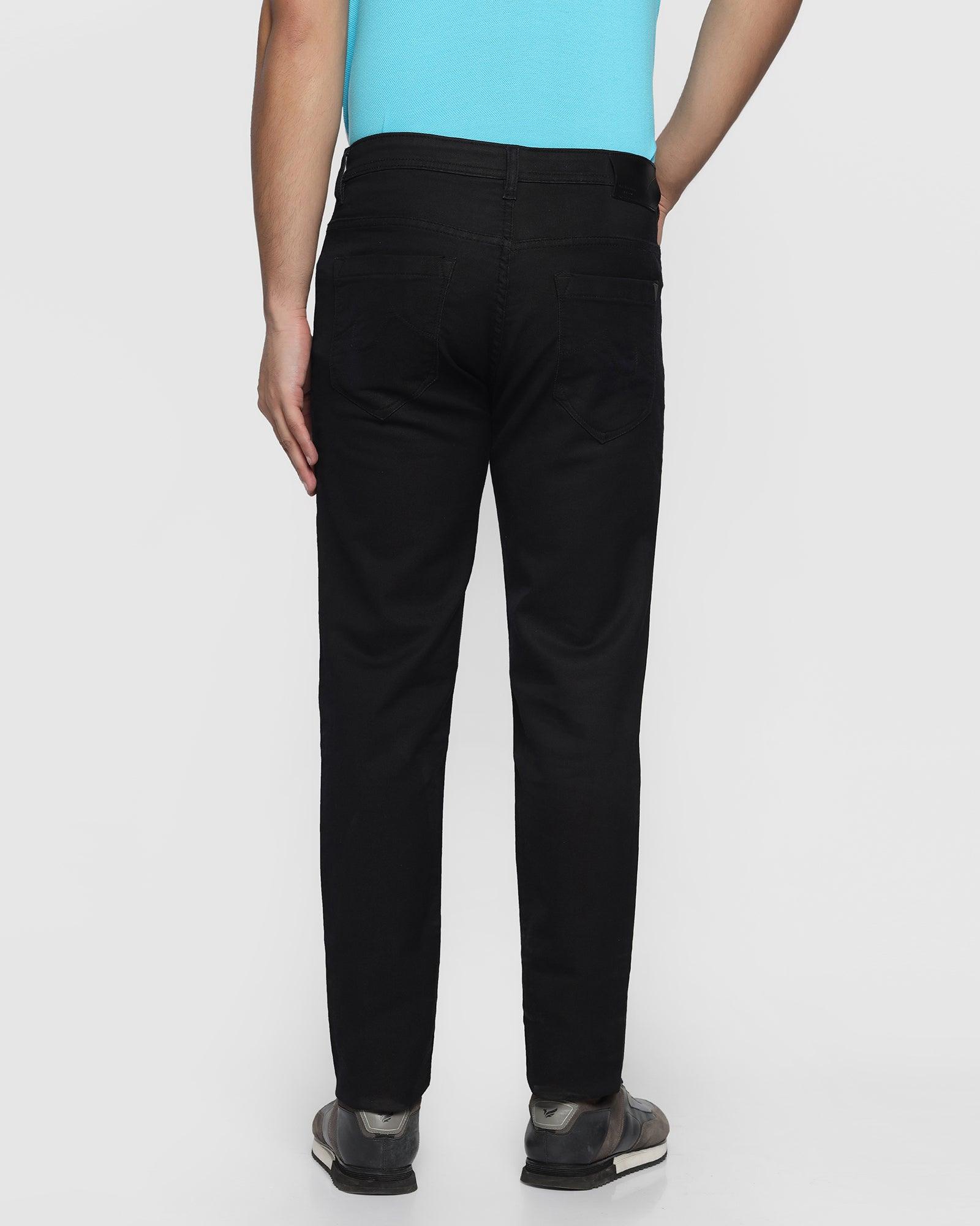 Ultrasoft Slim Comfort Buff Fit Black Jeans - Blasa