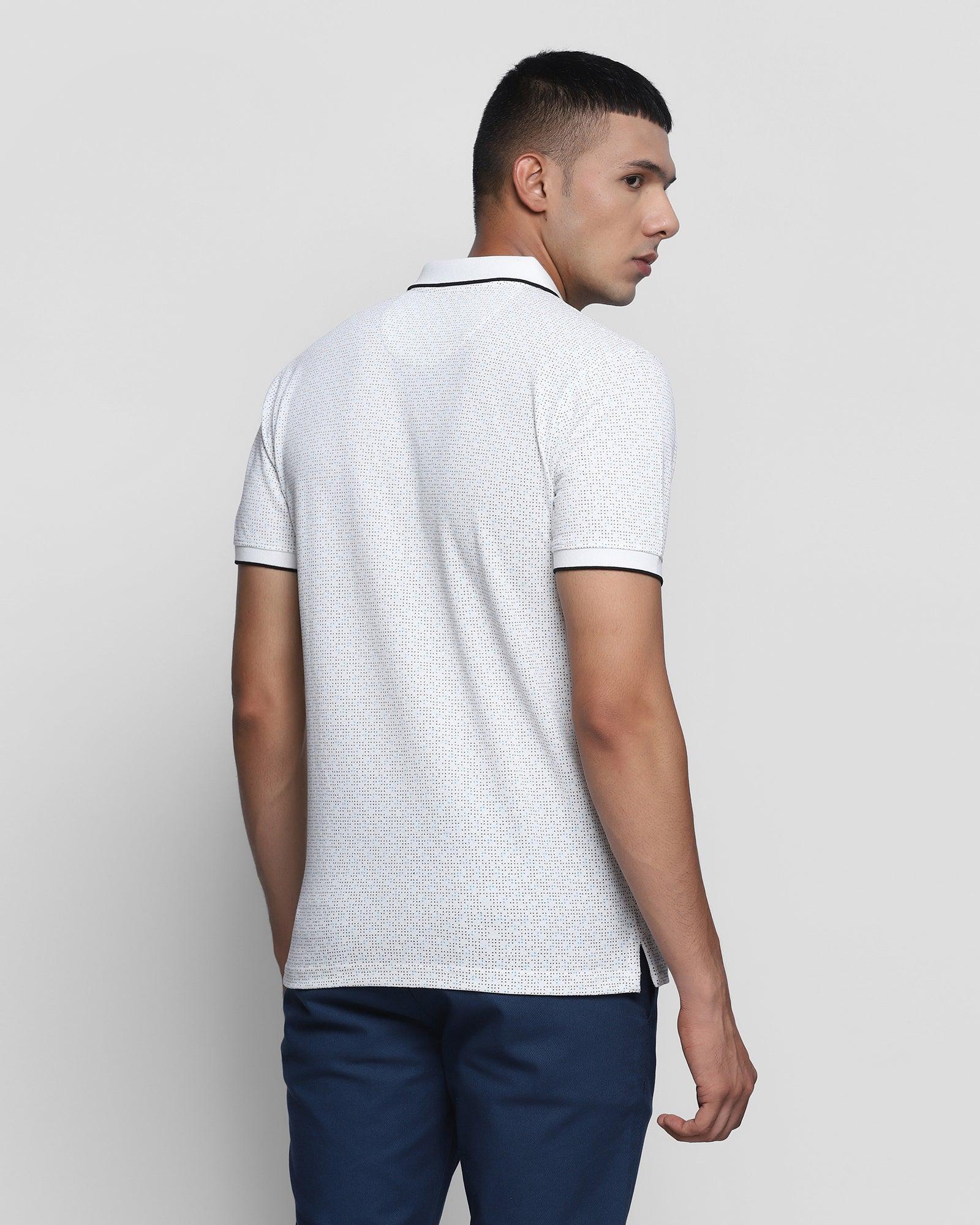 Polo Off White Printed T Shirt - Tom