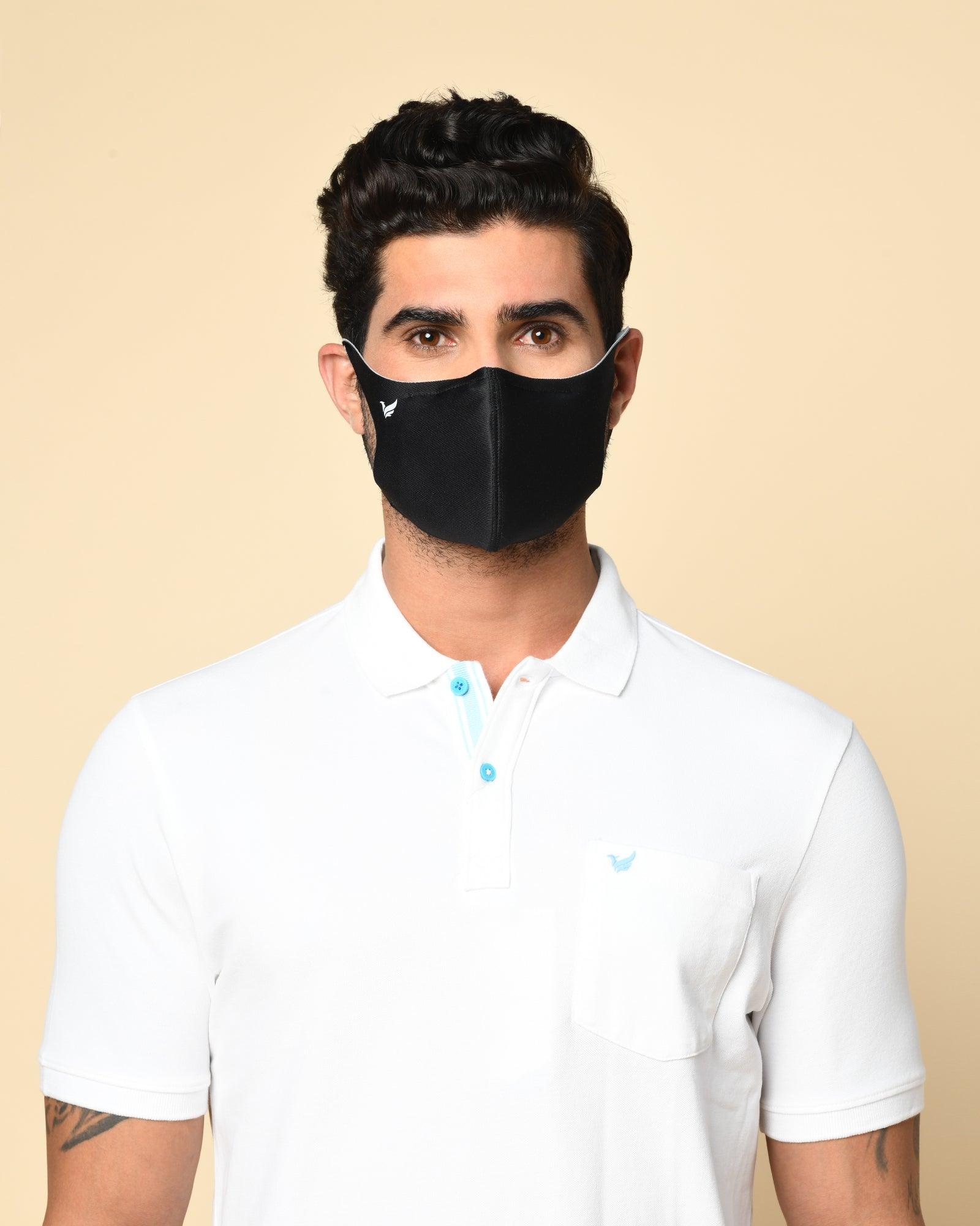 Cotton Multi Color Solid Mask - Madox